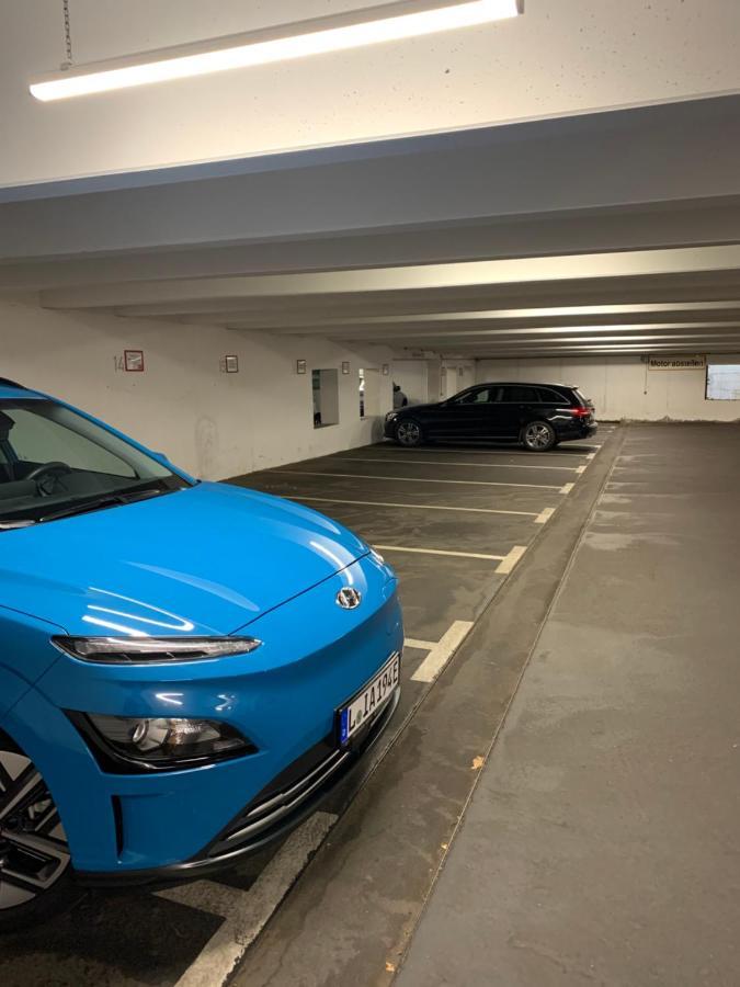 Apartment Leipzig Zentrum Mit Tiefgarage Bagian luar foto